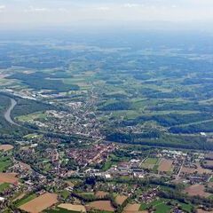 Flugwegposition um 13:17:13: Aufgenommen in der Nähe von Gemeinde Radkersburg Umgebung, Österreich in 1346 Meter